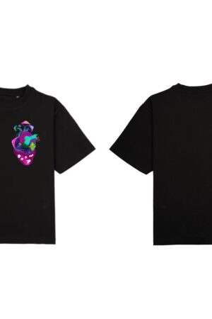 Camiseta Negra-Oversize (BOXY)
